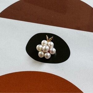 14K Yellow Gold Pear Floral Cluster Pendant ✨